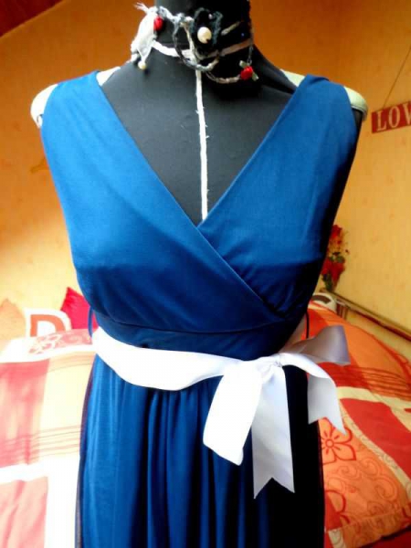 Abendkleid Cocktailkleid mit Schleife
