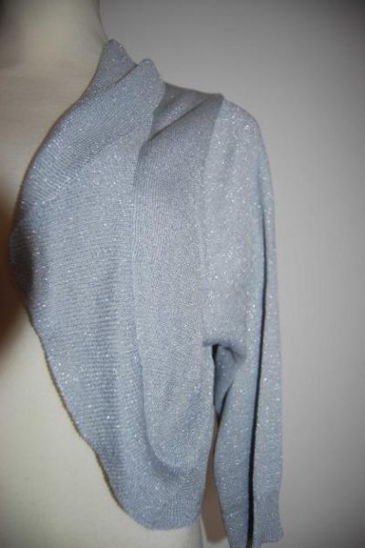 Glitzer Bolero Pulli Oberteil Trendi