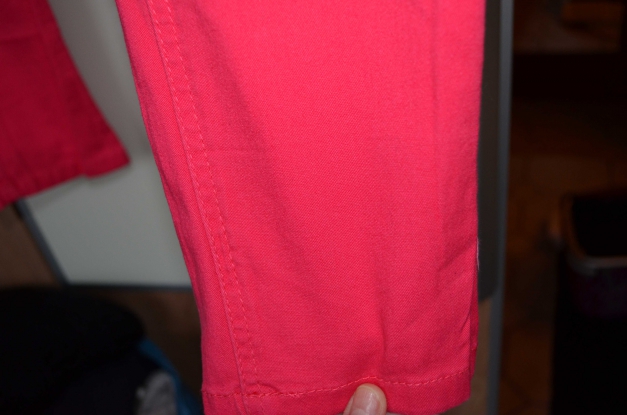 Pinke Röhrenhose