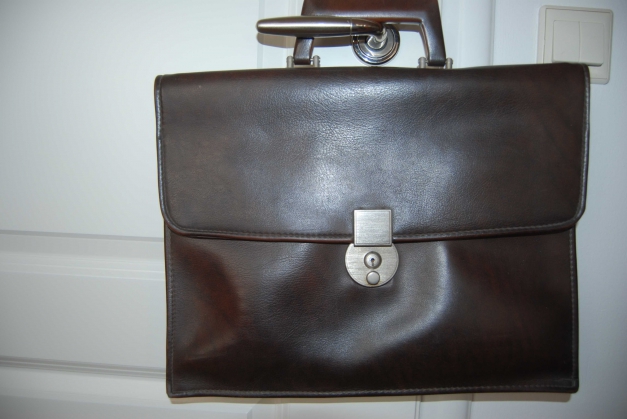 Leder Aktentasche Schultasche Vintage Trendi