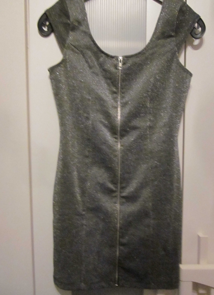 silbernes Glitzer Kleid von H&M