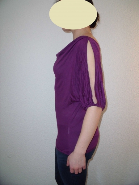 Top, Shirt, Wasserfallausschnitt