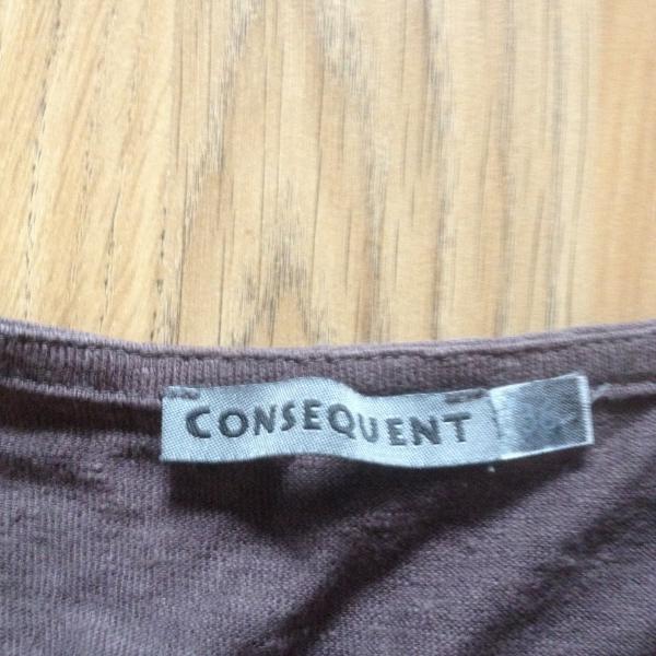 Braune Leinentunika/ Babydoll