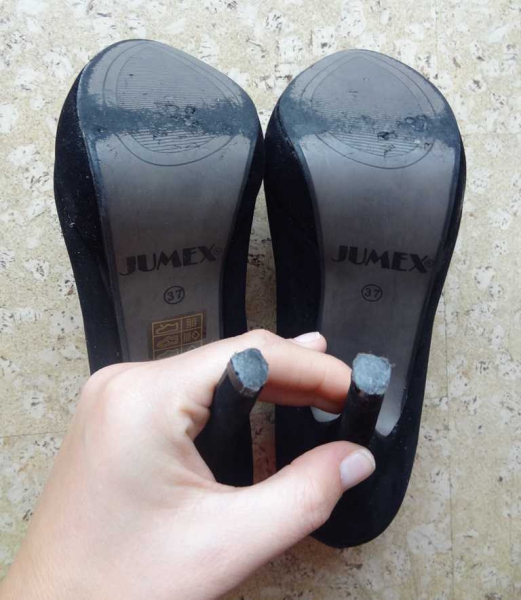 Schwarze high heels von Jumex