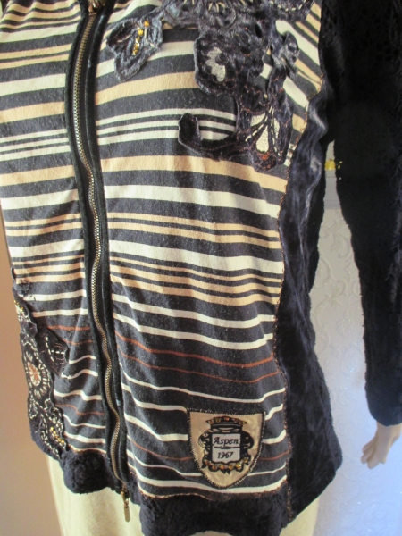 NEU * Blumen * Blüten * Flower * Swarovski * Strass * Kristalle * Stickerei * Lace Spitzen * Longsleeve * Langarm * T- Shirt * Jäckchen * Cardigan 