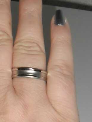 Schöner Ring, Edelstahl 19,7 mm