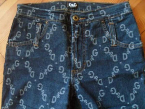 ausgefallene D&G Jeans