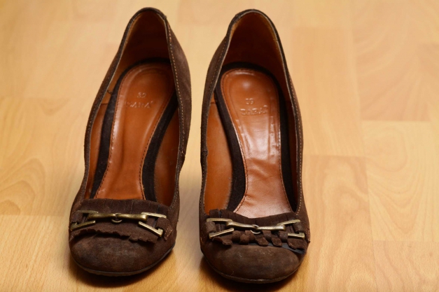 Zara Wedges Pumps Wildeleder