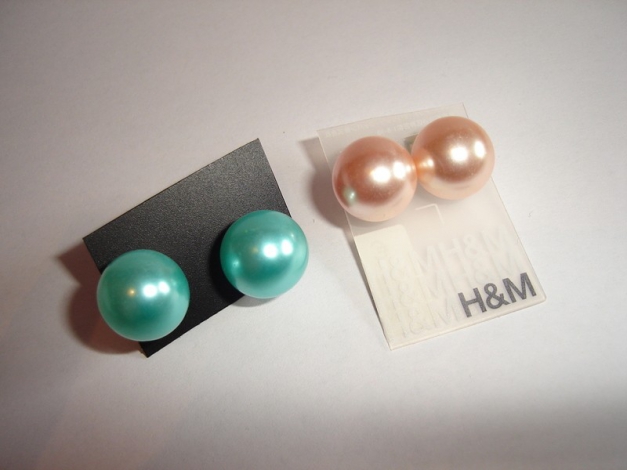 H&M Ohrstecker rosa 