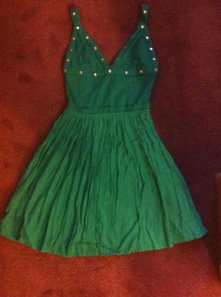 Madonna Kleid Partykleid Hipster Grün