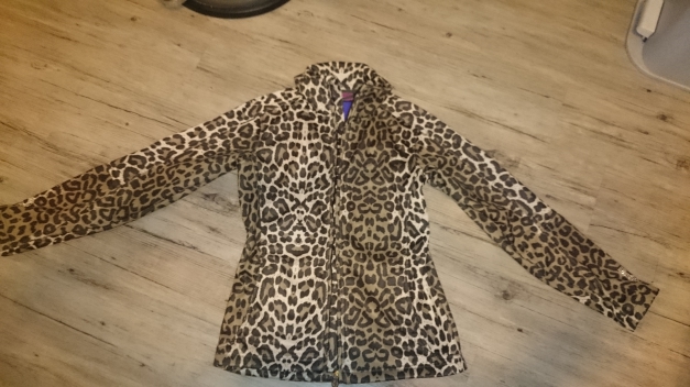 Plusminus Chiemsee Softshell-Jacke Leo Leopard Strass S 36/38