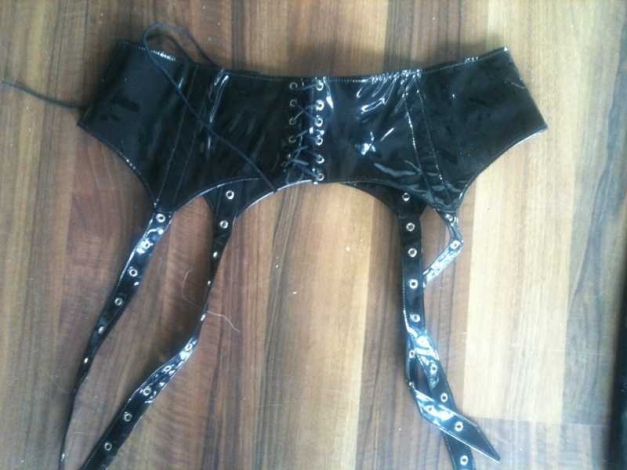 Stulpen, Lack, Fetisch Gothic Cyber, Overknees