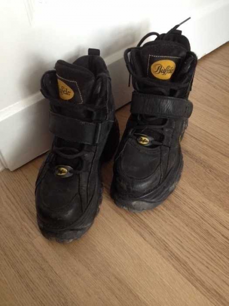Buffalo Classic Tower Plateauschuhe 90er Größe 39