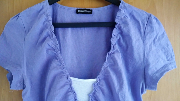 Hübsches fliederfarbenes Shirt Gr. 36