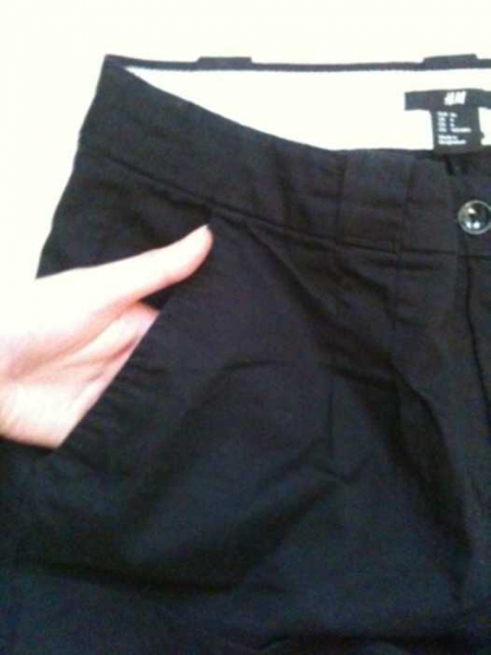 Schwarze Shorts von H&M 