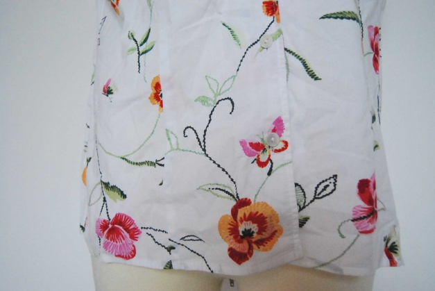 Blumen Vintage Blüten Flower-Power Bluse Trendi
