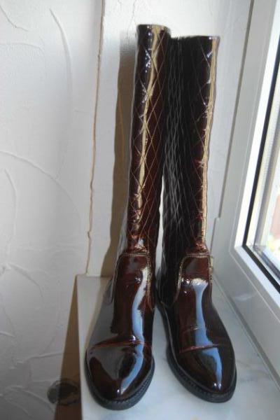 Exclusive Gesteppte Stiefel Boots Schuhe 