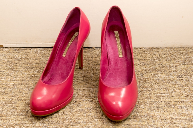 Pinke Buffalo Pumps - wie neu