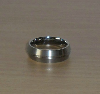 Sehr schöner Ring, 19 mm Edelstahl Partnerring 