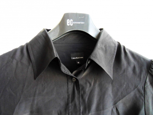 Traumhafte leichte Seidenbluse Gr. M 36 38 von Calvin Klein Jeans mit Glockenärmeln
