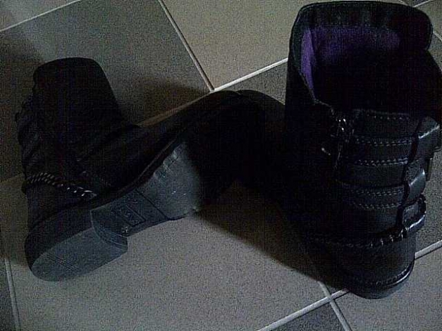 BRONX Lederboots Biker  Gr. 40  (39)