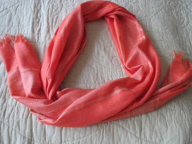 Schal, Stola, apricot