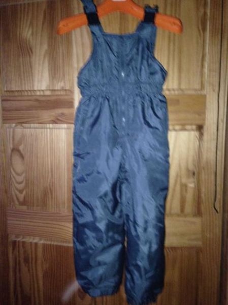 Skihose schwarz, Schneehose, Latzhose Gr 128