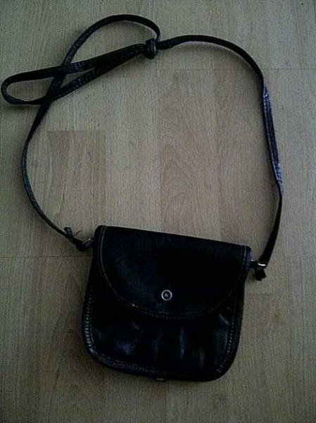 Vintage Umhängeledertasche  *braun*