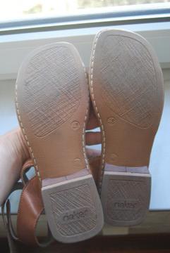 RIEKER  Leder Sandalen  Schuhe Trendi