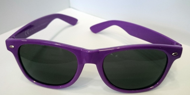 Wayfarer Brille Sonnenbrille Lila Violett Hipster Blogger YOLO