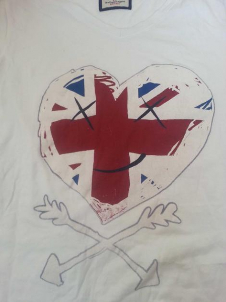 Weißes T-shirt von Peckott