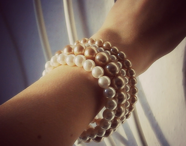 Perlen Armband Farbenmix