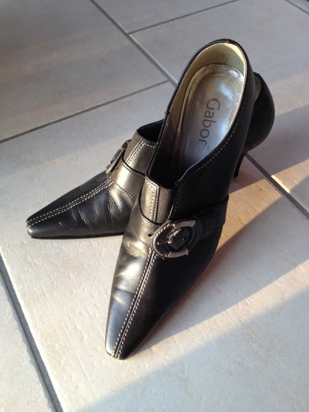 Gabor / schwarze Ankleboots