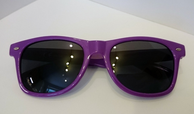 Wayfarer Brille Sonnenbrille Lila Violett Hipster Blogger YOLO