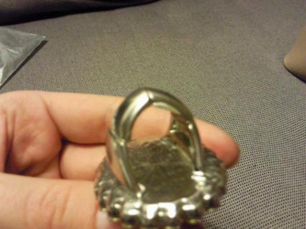 Auffälliger Rosenquarz - Ring