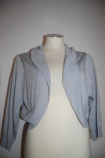 Glitzer Bolero Pulli Oberteil Trendi