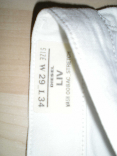 Weiße Diesel Jeans LIV