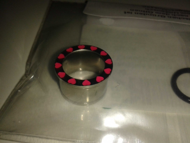 Tunnel mit pinken Herzen, G16,0 NEU!