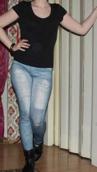 Leggins im Blue Jeans Look, passend bei 34/36