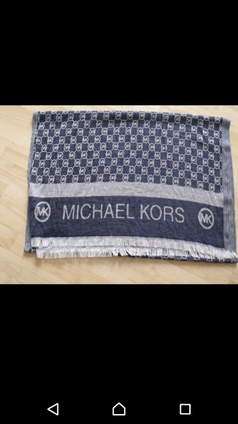 Michael Kors Schal in grau blau