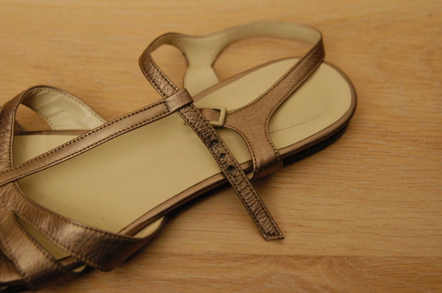 schicke echtleder sandalen