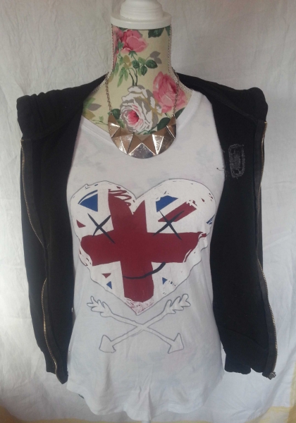 Weißes T-shirt von Peckott