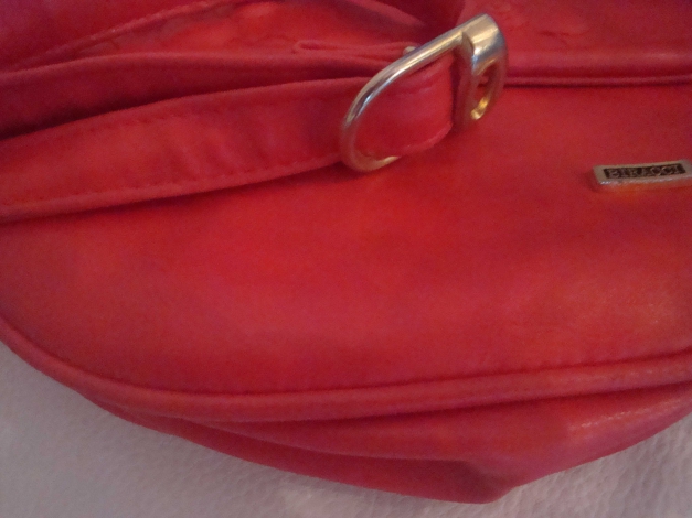 Vintage kleine rote Umhängetasche