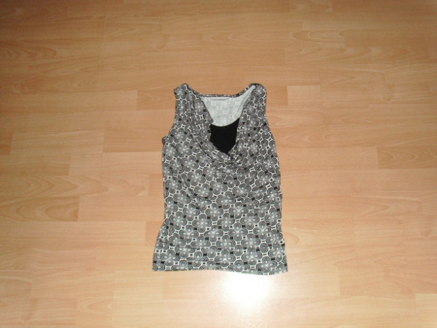 Top von Clockhouse, schwarz-weiß, Gr. 34 (XS)