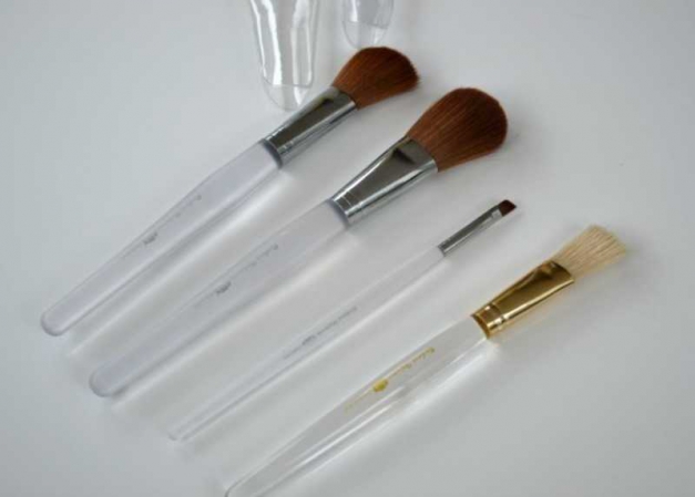 Pinselset der Marke Barbara Hofmann Premium Qualität NEU Puderpinsel Rougepinsel Lidschattenpinsel