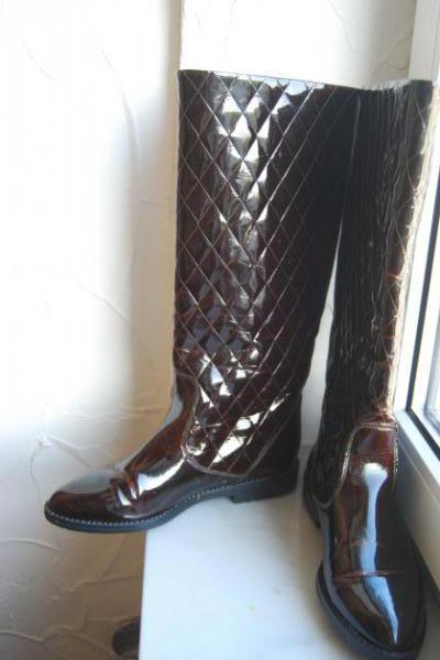 Exclusive Gesteppte Stiefel Boots Schuhe 