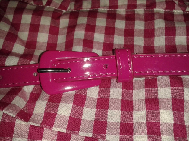 Neckholder Kleid, pink/weiß karriert, Größe 36