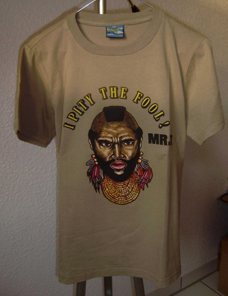 Print T-Shirt von Sky Cyber Wear das A-Team MR.T Gr. M