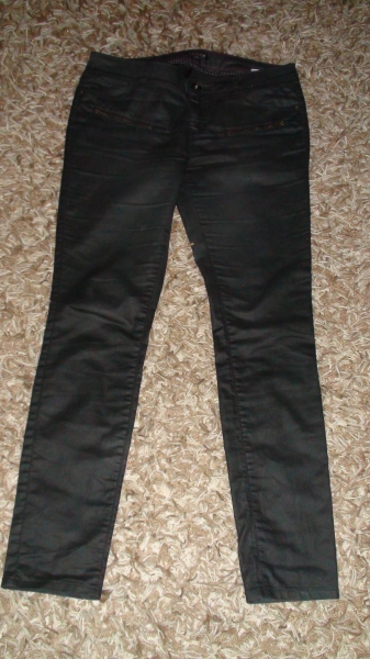 Review Jeans in Lederoptik Gr.XL