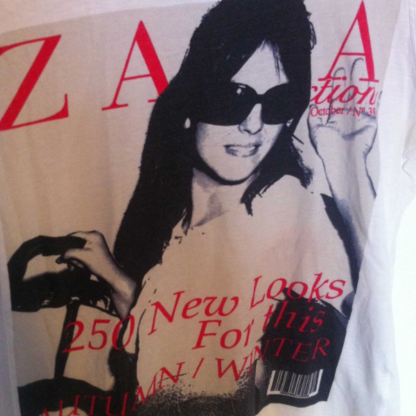 T-Shirt Aufdruck Foto Zara 